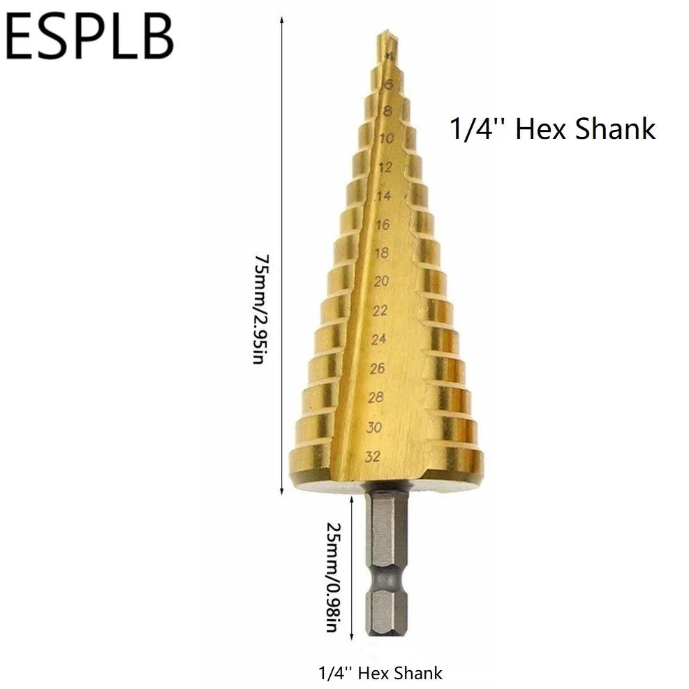 ESPLB   ﰢ ũ 帱 Ʈ, HSS ƮƮ ÷Ʈ İ ƼŸ   帱 Ʈ ,  帱, 4-32mm, 1 